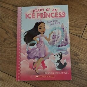 Scholastic Diary of an Ice Princess with Pink and Purple Cover